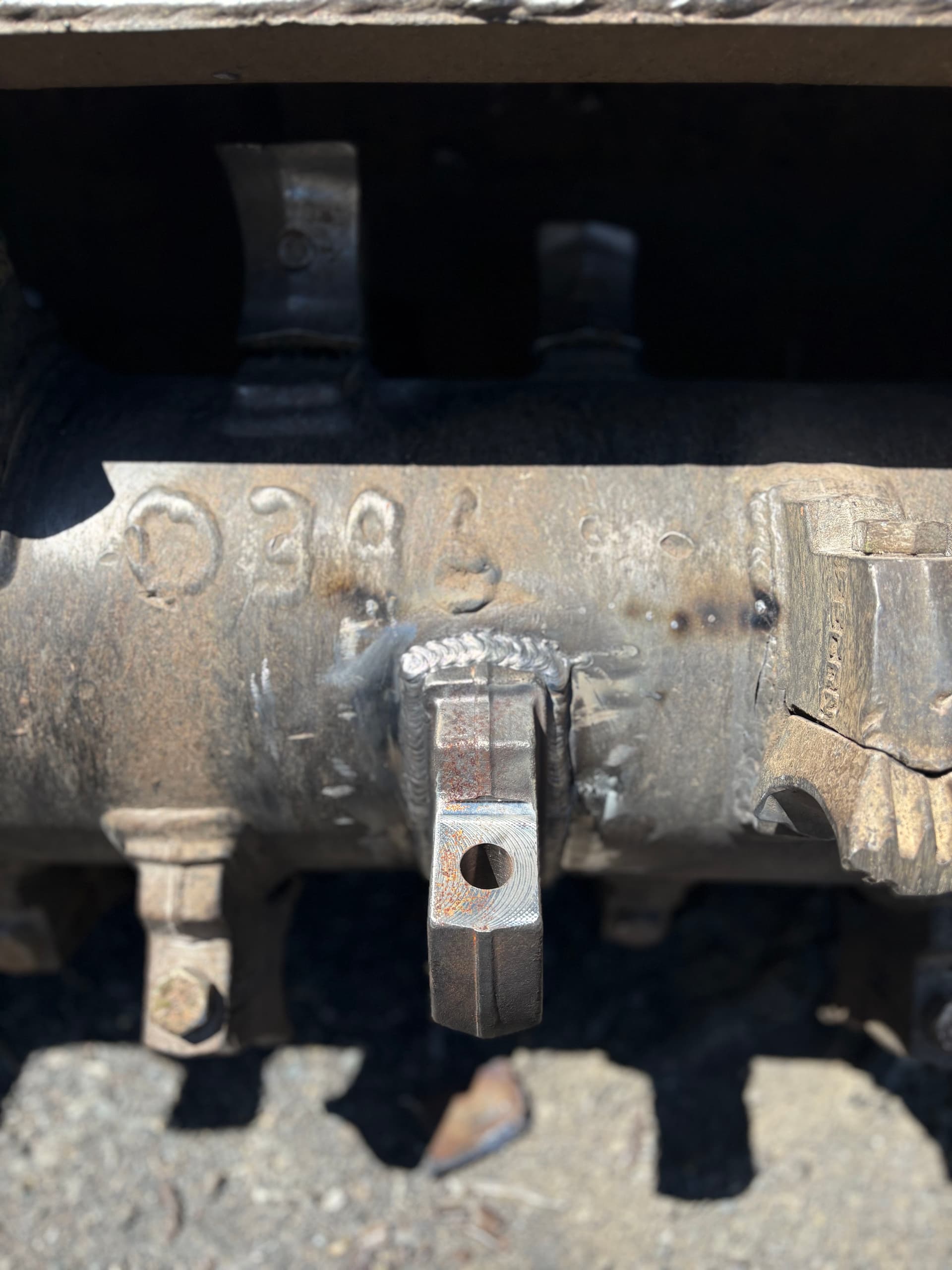 Mulcher Tooth Holder Replacement Welded Back Into Shape image