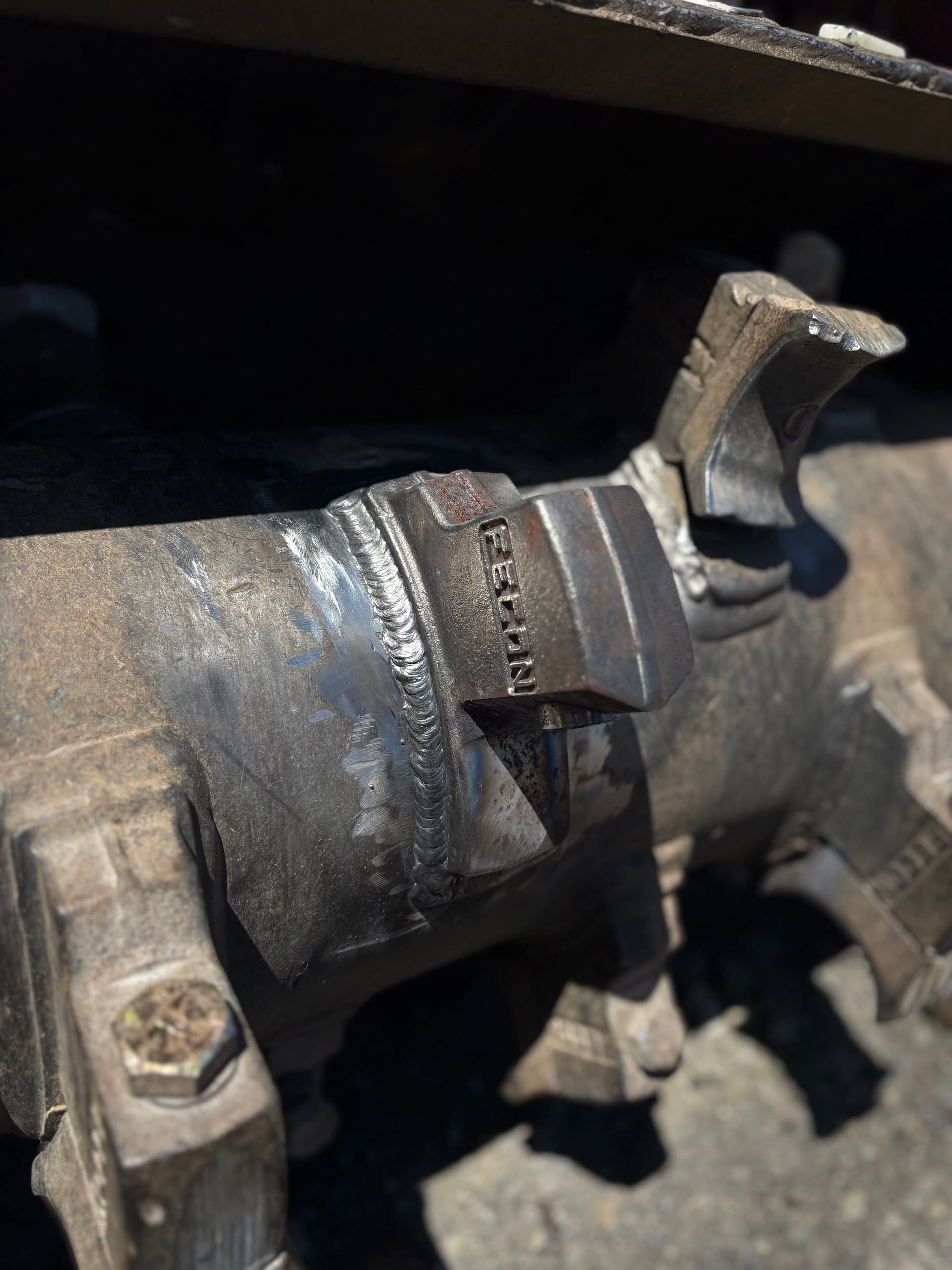 Gallery photos for Mulcher Tooth Holder Replacement Welded Back Into Shape: Image #1