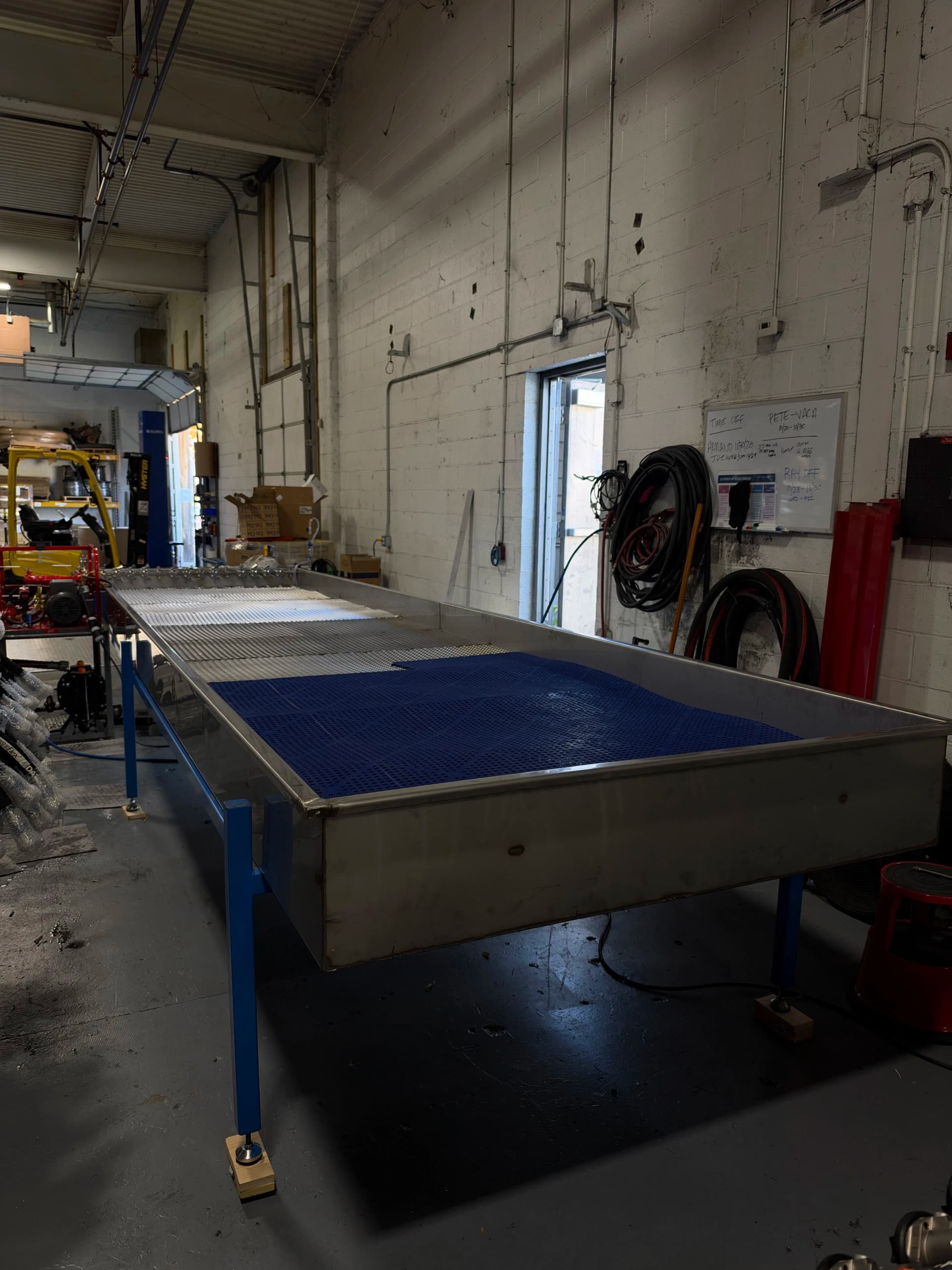 Custom Fabricated Testing Tank Delivered for OMNI Services