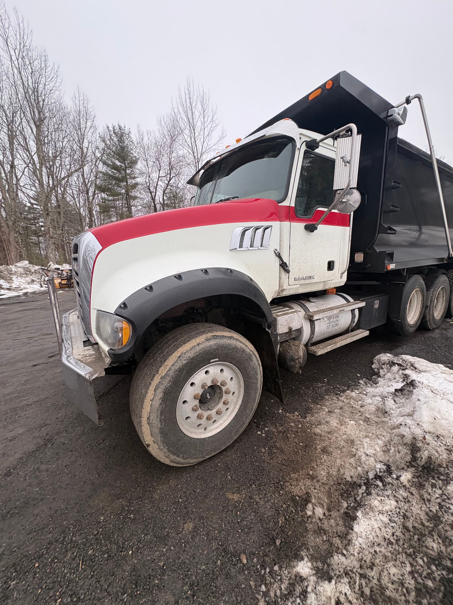 Fender Repair on Tri-Axle Truck for Heipt & Sons Forestry