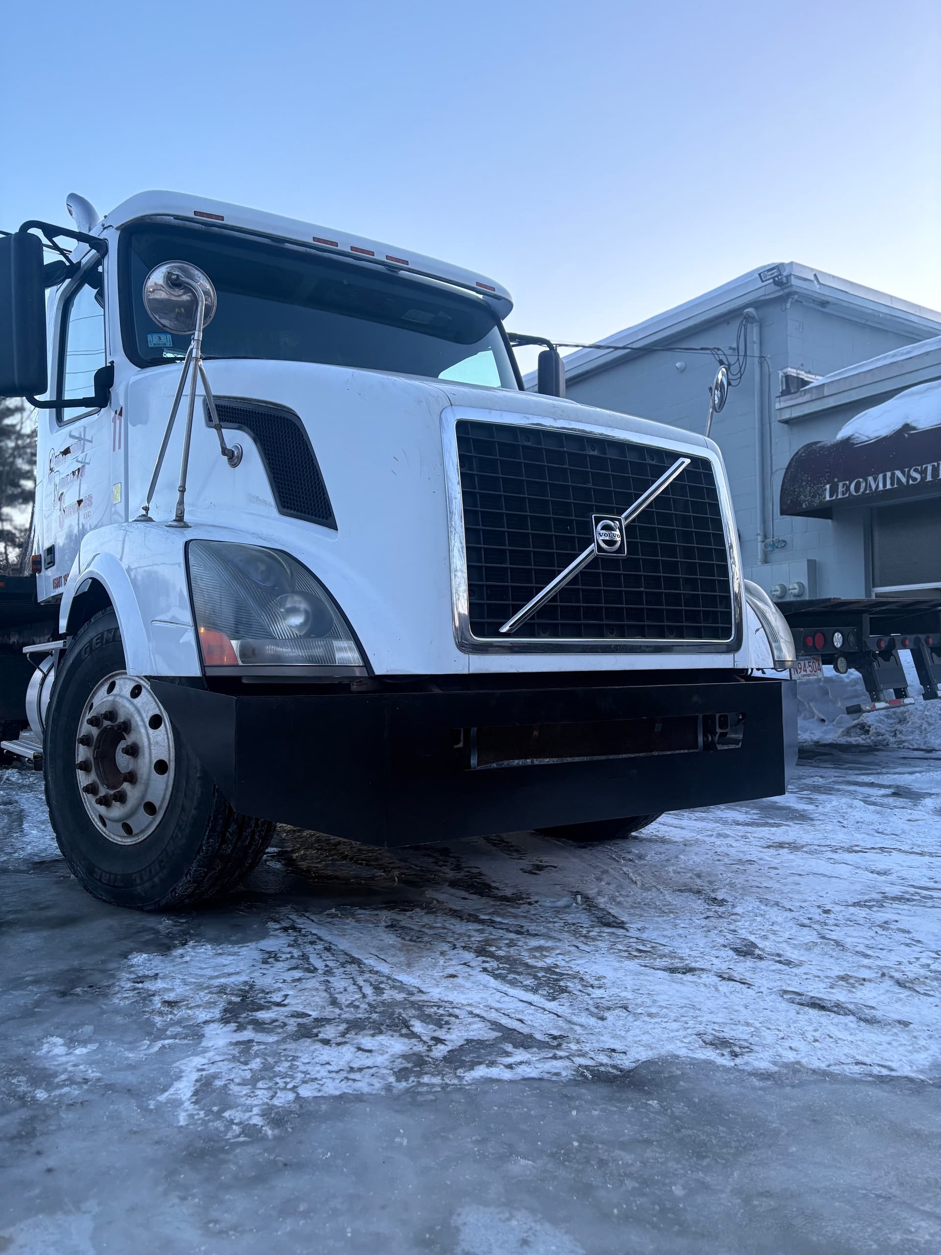 Custom Steel Bumper Installation for Volvo