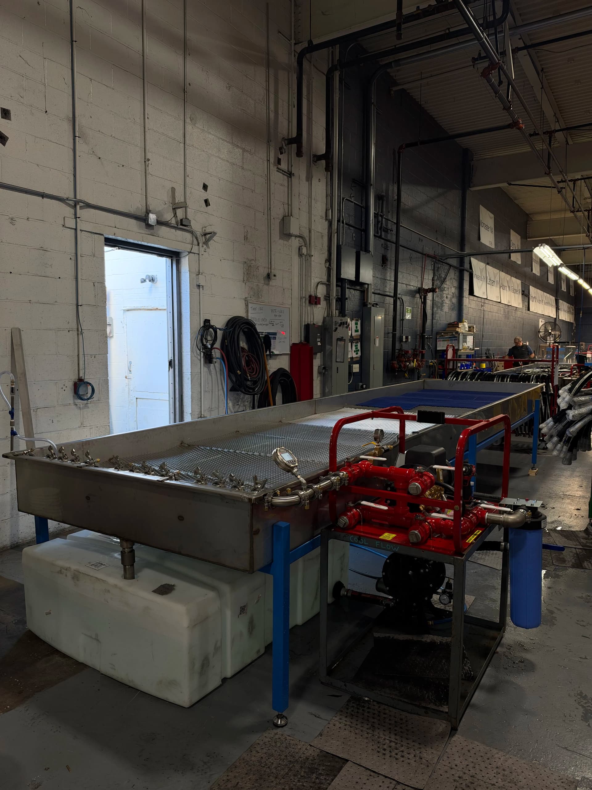 Custom Fabricated Testing Tank Delivered for OMNI Services