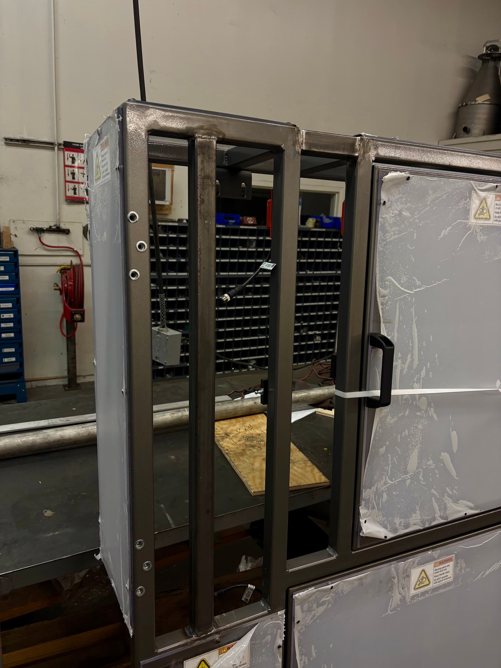 TIG Welded Safety Guards for R&B Plastics Machinery in Leominster image