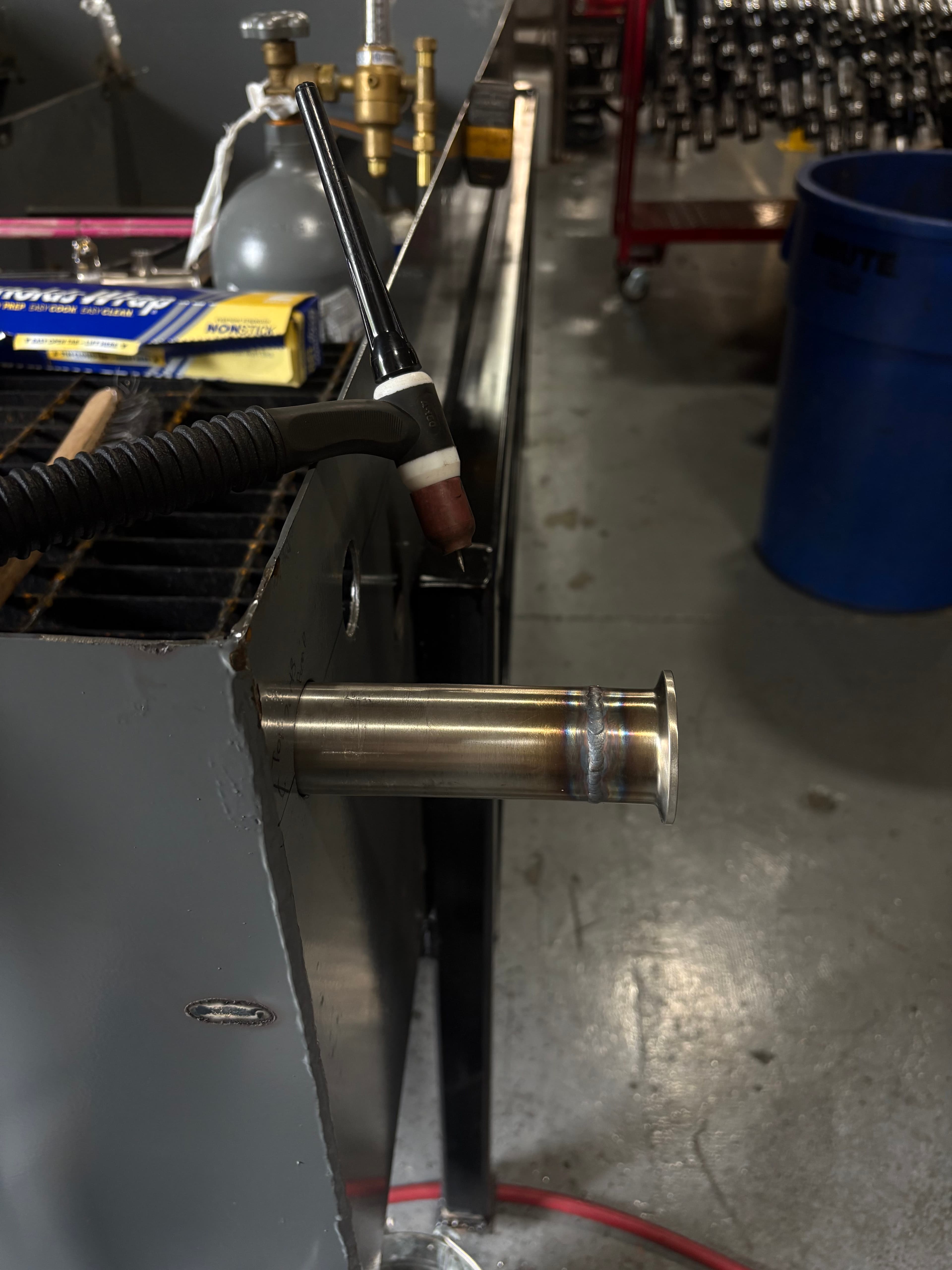 Project TIG Welding Stainless Pipe Work for Omni Services image