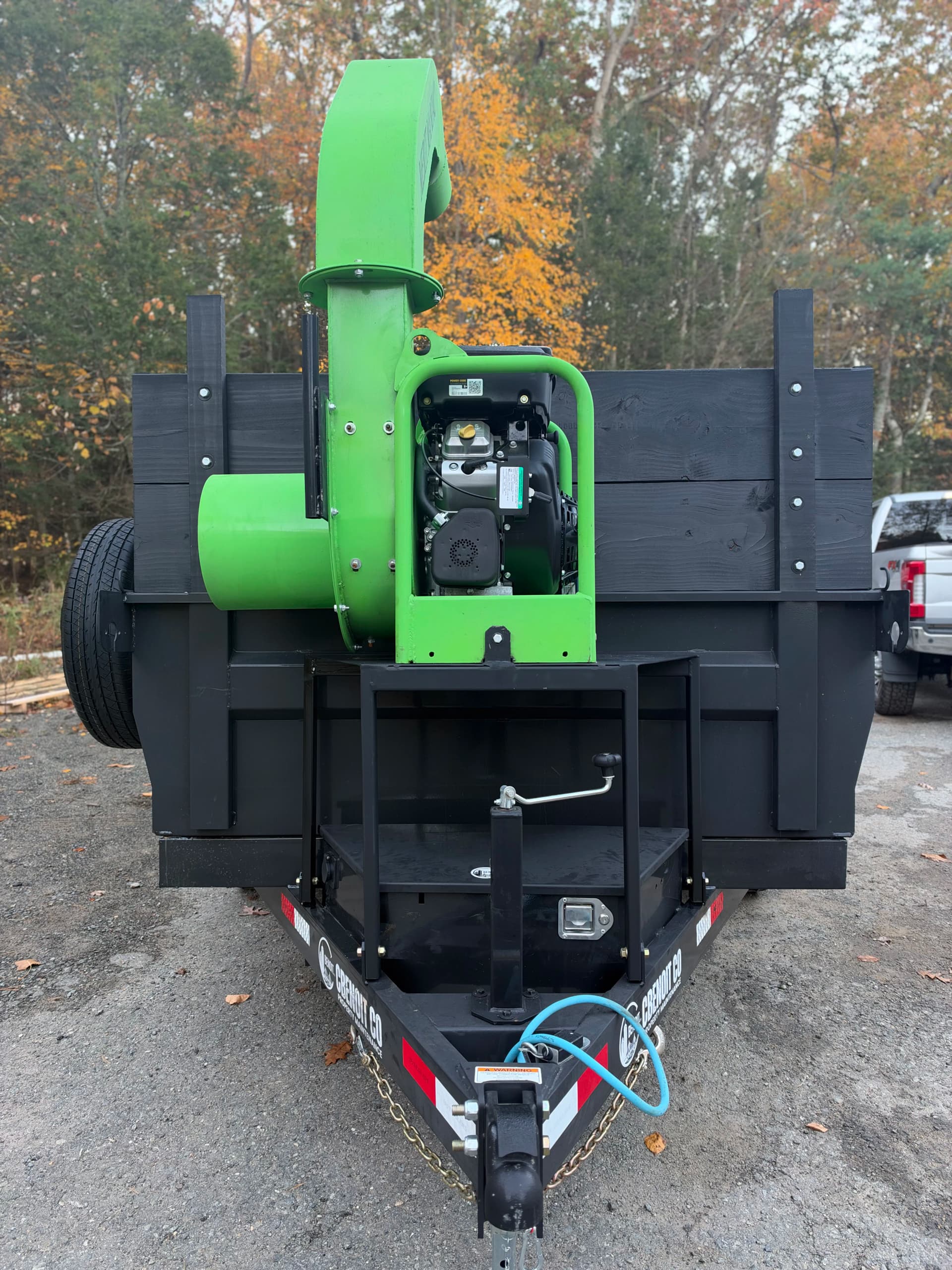 Gallery photos for Custom Mounting Bracket Build for a Leaf Vacuum Setup: Image #1